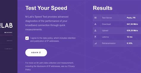 googlespeedtest|Speed Test by Measurement Lab.